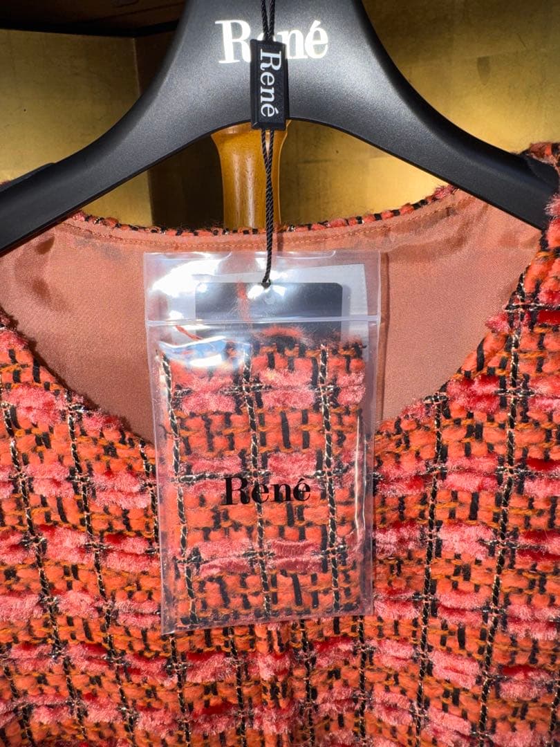 【Reneルネ】新品タグ付き定価115,500円マリアケントワンピース38