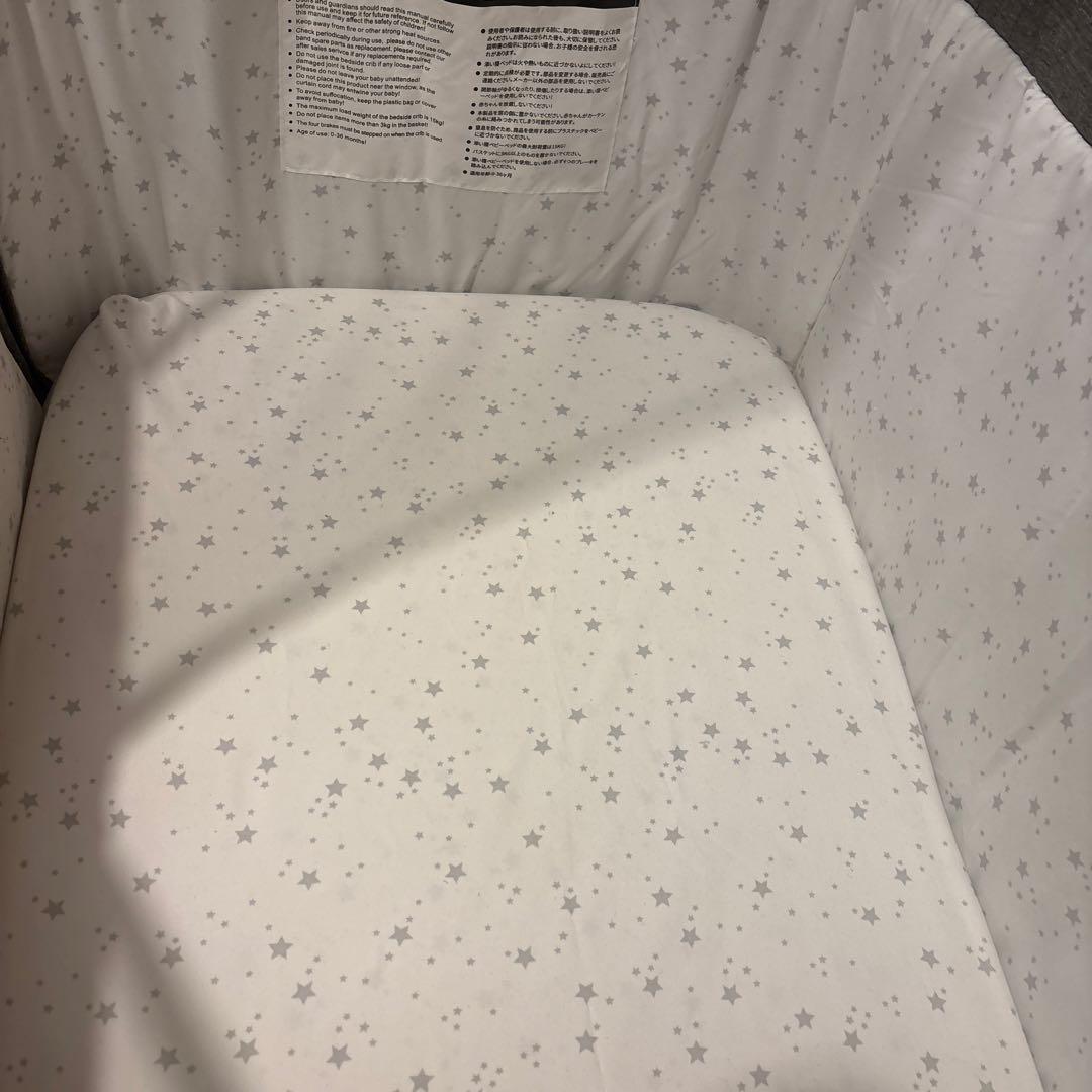 hey3ページ　HDMJ 折りたたみ式グレーのベビーベッド