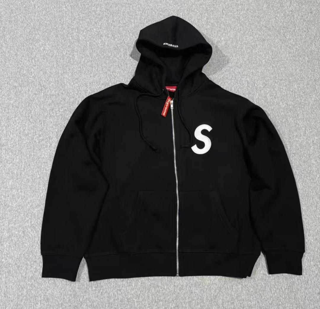 Supreme Sロゴパーカー Lサイズ【状態良好】ストリートスタイルに最適