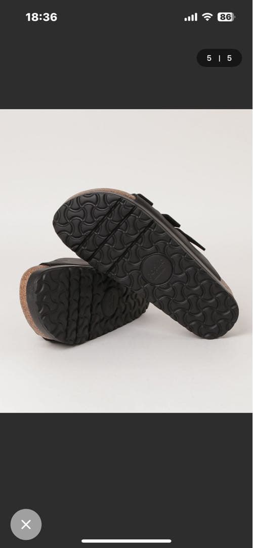 ビルケン　フロリダ プラットフォーム ビルコフロー ブラック サンダル 39