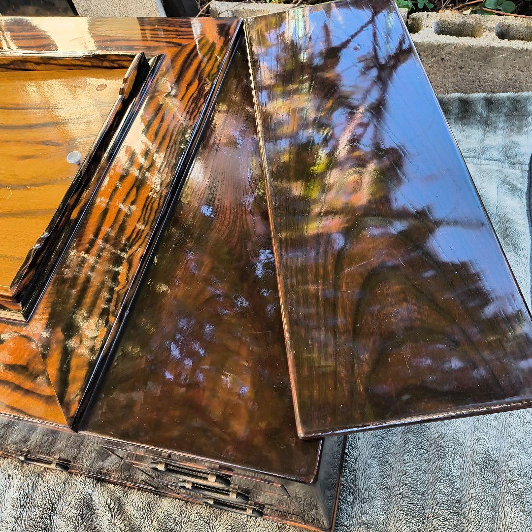 レトロ⭐️無垢材天然木高級囲炉裏いろりセット⭐️