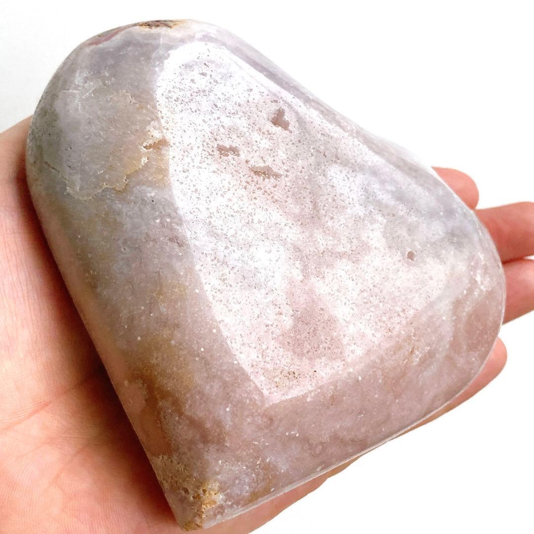 ★★★破格最終特価【 美しい ピンクアメジスト ハート 台座付き481g