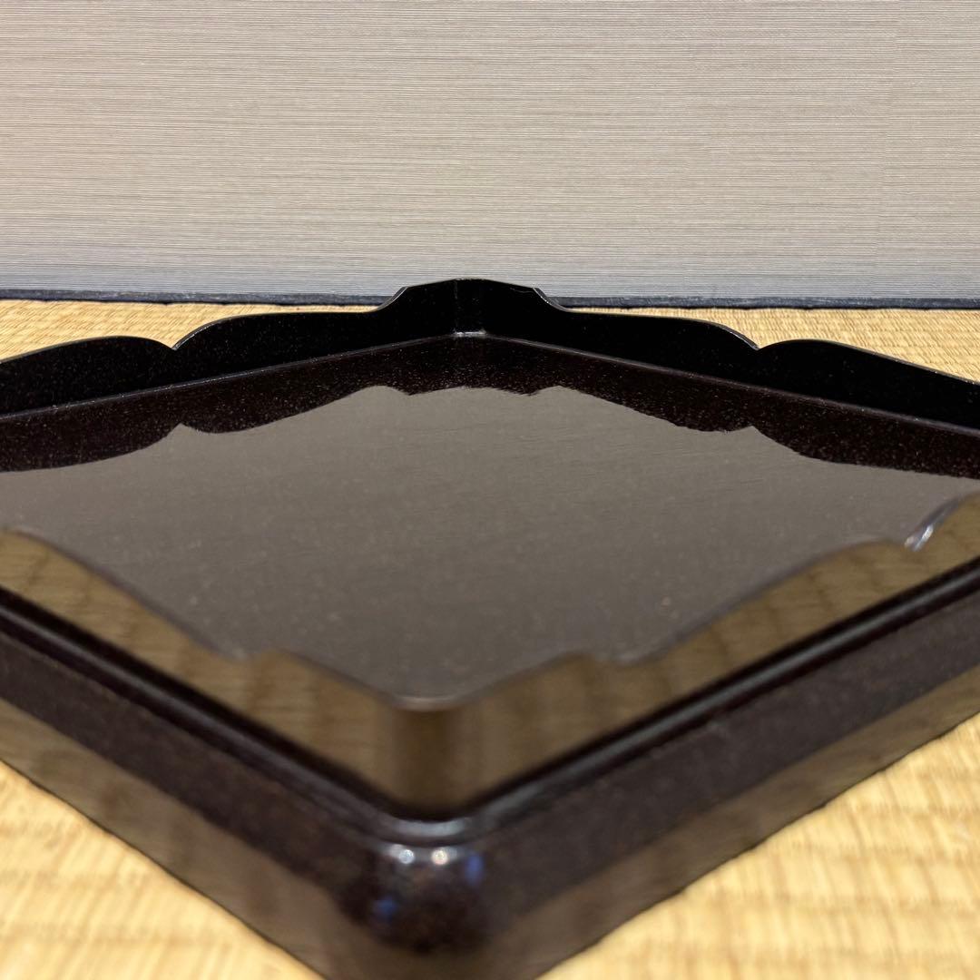 希少 20枚揃 総梨子地 蒔絵 吸物膳 絵替り 吉祥文様 大正〜昭和期 共箱