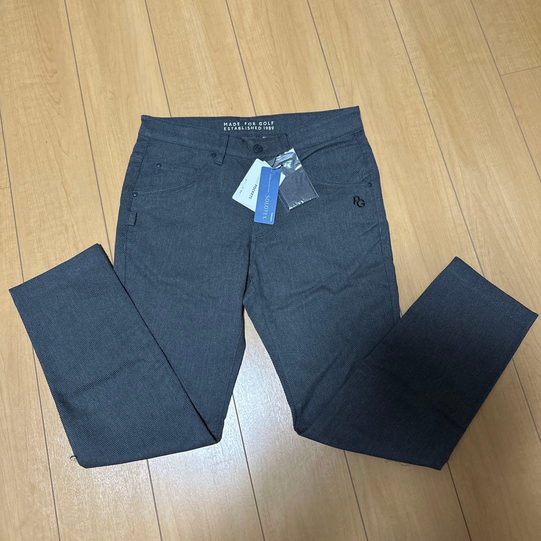 PG メンズ スリムフィット パンツ グレー