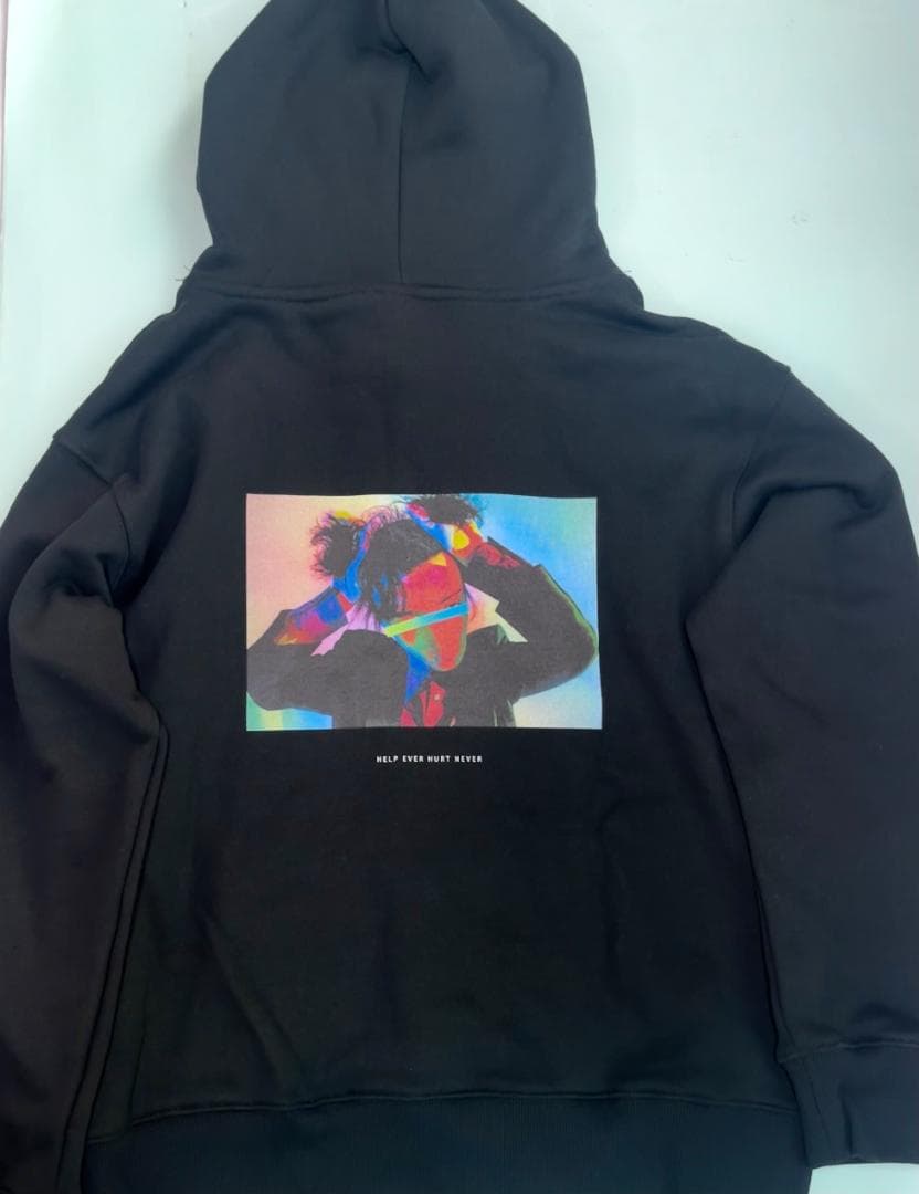 藤井風 パーカー Lサイズ help ever hurt never