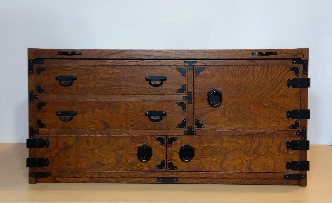 アンティーク からくり箪笥 レトロ和雑貨 囲碁