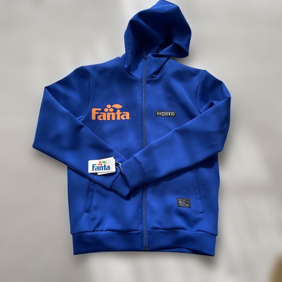 ARCHIVIO ジップアップパーカー 青