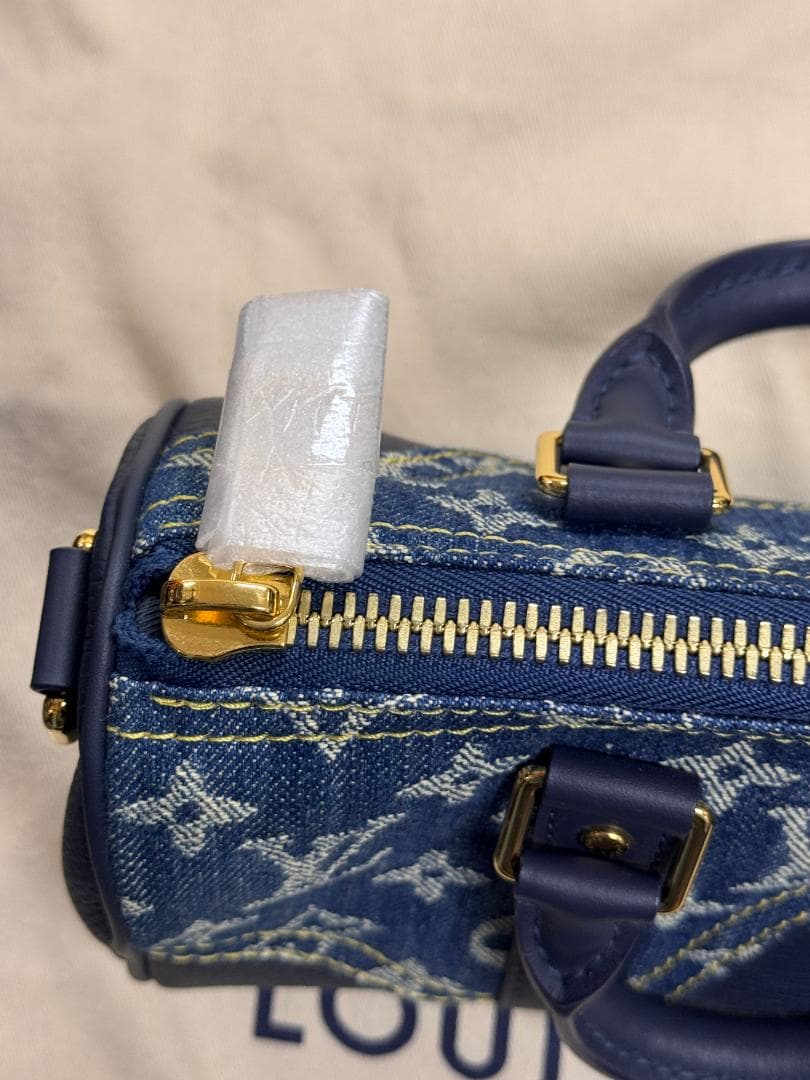 极美品！！Louis Vuitton デニムボウリングバッグ