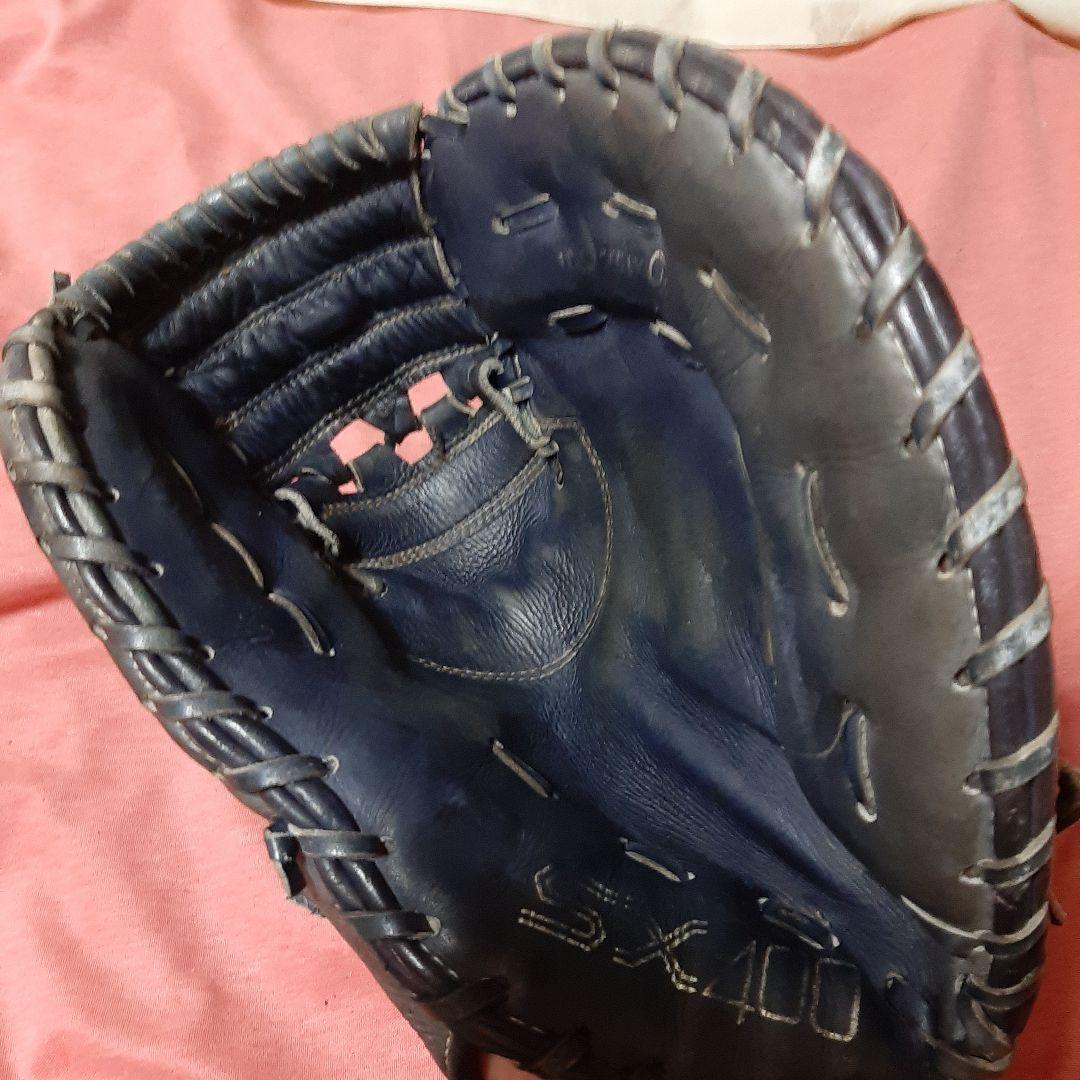 ヴィンテージ金田正一記念モデルＳＸ400野球ファーストミット軟式用