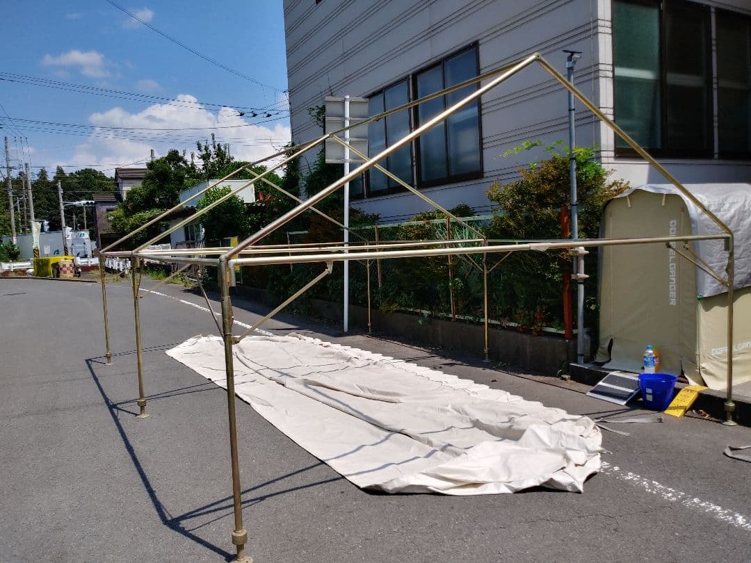 さつまいも専門店　仮設テント　　2間3間(3.6×5.4)