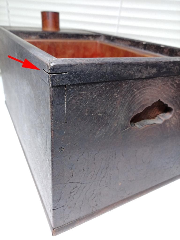 囲炉裏 江戸火鉢 長火鉢 無垢欅 銅落とし 手あぶり火鉢 小型 ミニサイズ