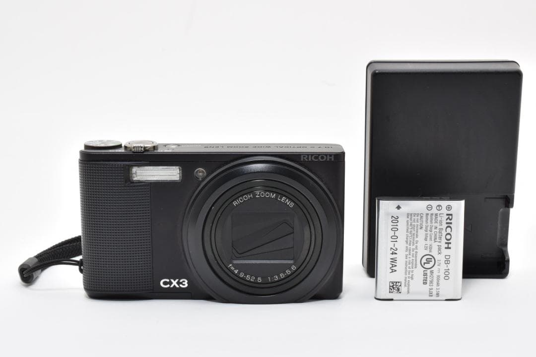 《 美品 》　リコー　RICOH CX3 ブラック　＜動作確認済＞
