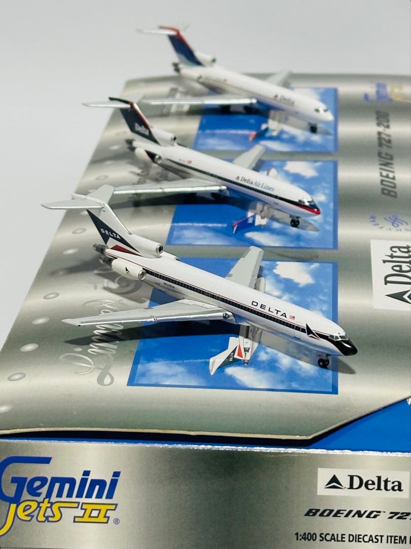 Gemini 1/400 B727-200 デルタ航空 3機セット限定版