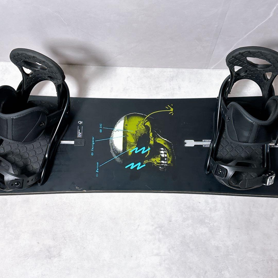 バートン2点セット INSTIGATOR 2021 ガイコツ　Wax済