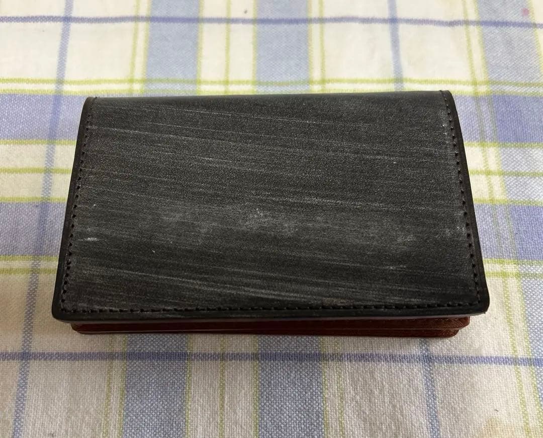 【新品未使用品】土屋鞄　レザー名刺入れ 黒 茶色