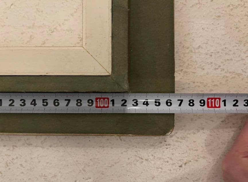 大きいアンティーク木製フレーム額縁