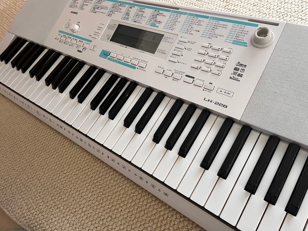 CASIO LK-228 電子キーボード 61鍵