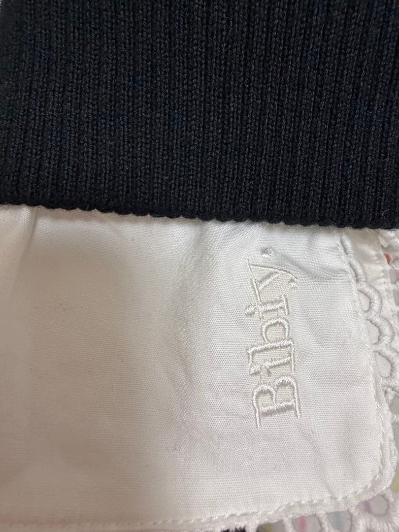 Bibiy PATTY PILGRIM TOP ブラック ビビィ カーディガン