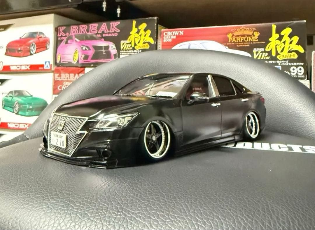 アオシマ ROJAM GRS214 クラウン アスリート VIPcar