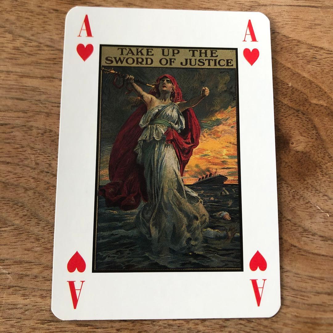 ヴィンテージトランプ　アメリカプロパガンダ(第一次世界大戦)　絶版品