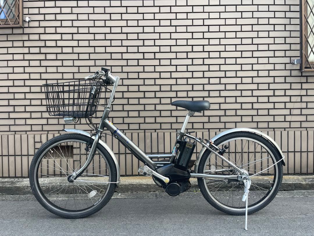 8.7ahヤマハパスシティV変速5段電動アシスト自転車24インチ