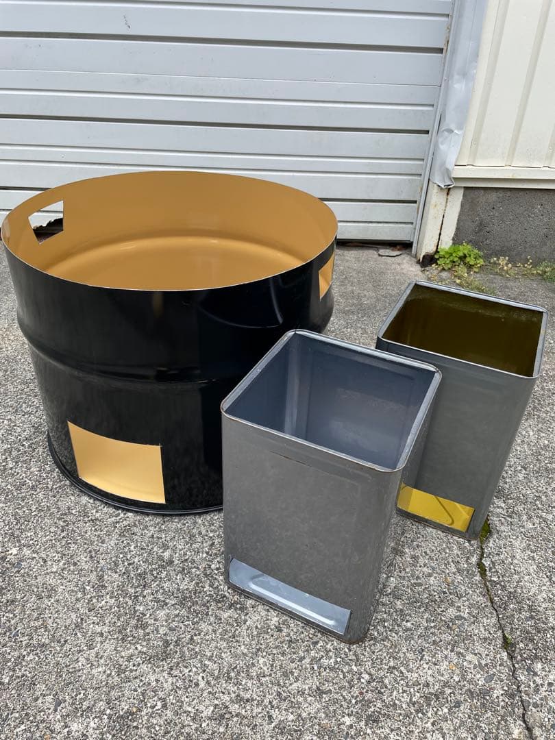 Okibi ドラム缶 一斗缶 焼却炉セット 3セット 送料込