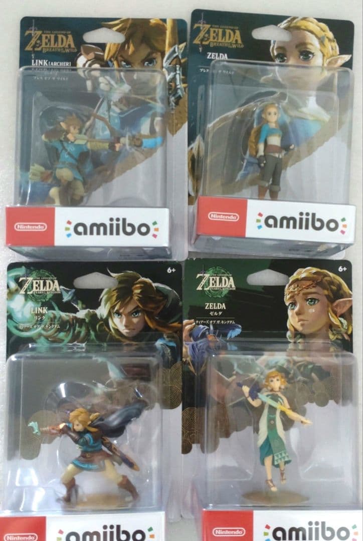 任天堂　amiibo　ゼルダ姫とリンクセット