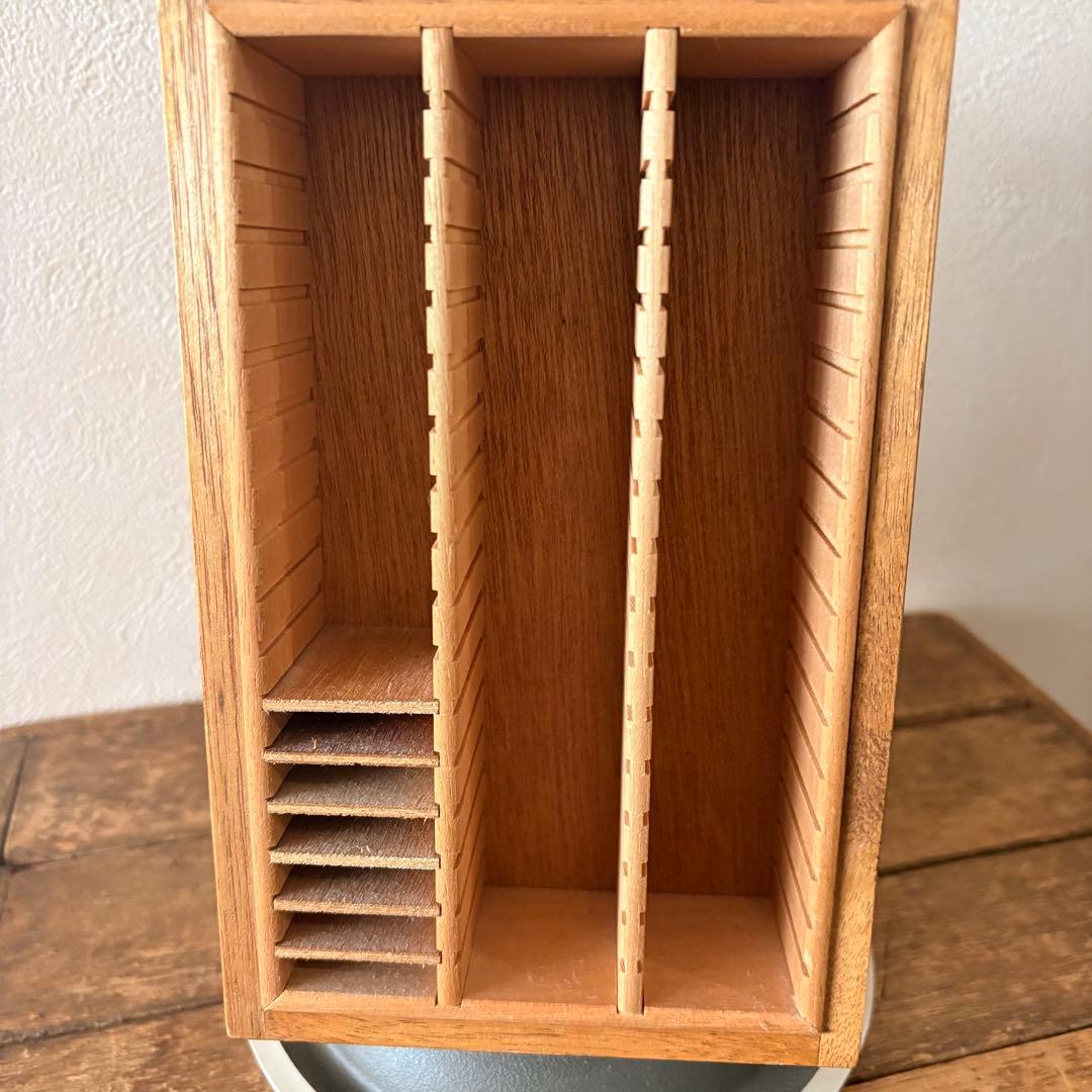 レトロ　トナカイ印　印鑑タワー　回転式ゴム印ケース　古道具 ショーケース　昭和