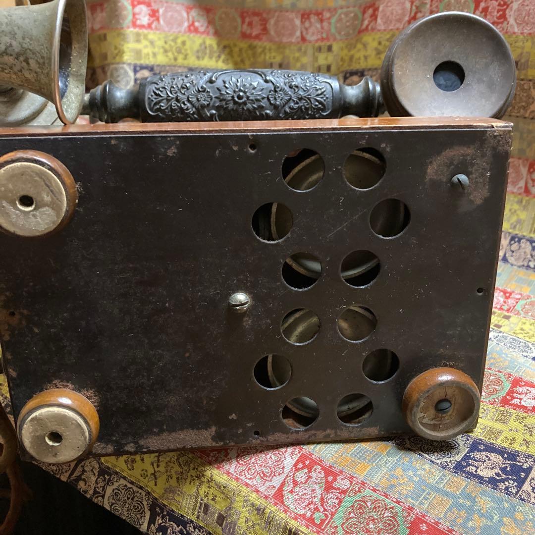 デルビル磁石式甲号卓上電話機　1924年　アンティークディスプレイ　　インテリア