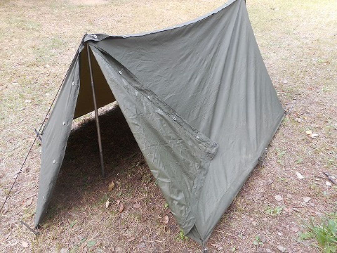 良品オーストリア軍幕　軍放出品　パップテント2枚組