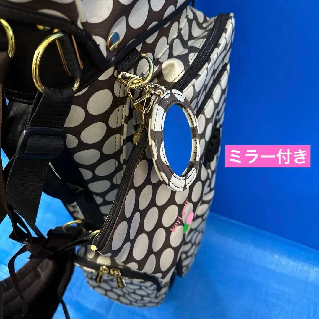 Keri水玉模様 ゴルフキャディバッグ美品週末値下げ中