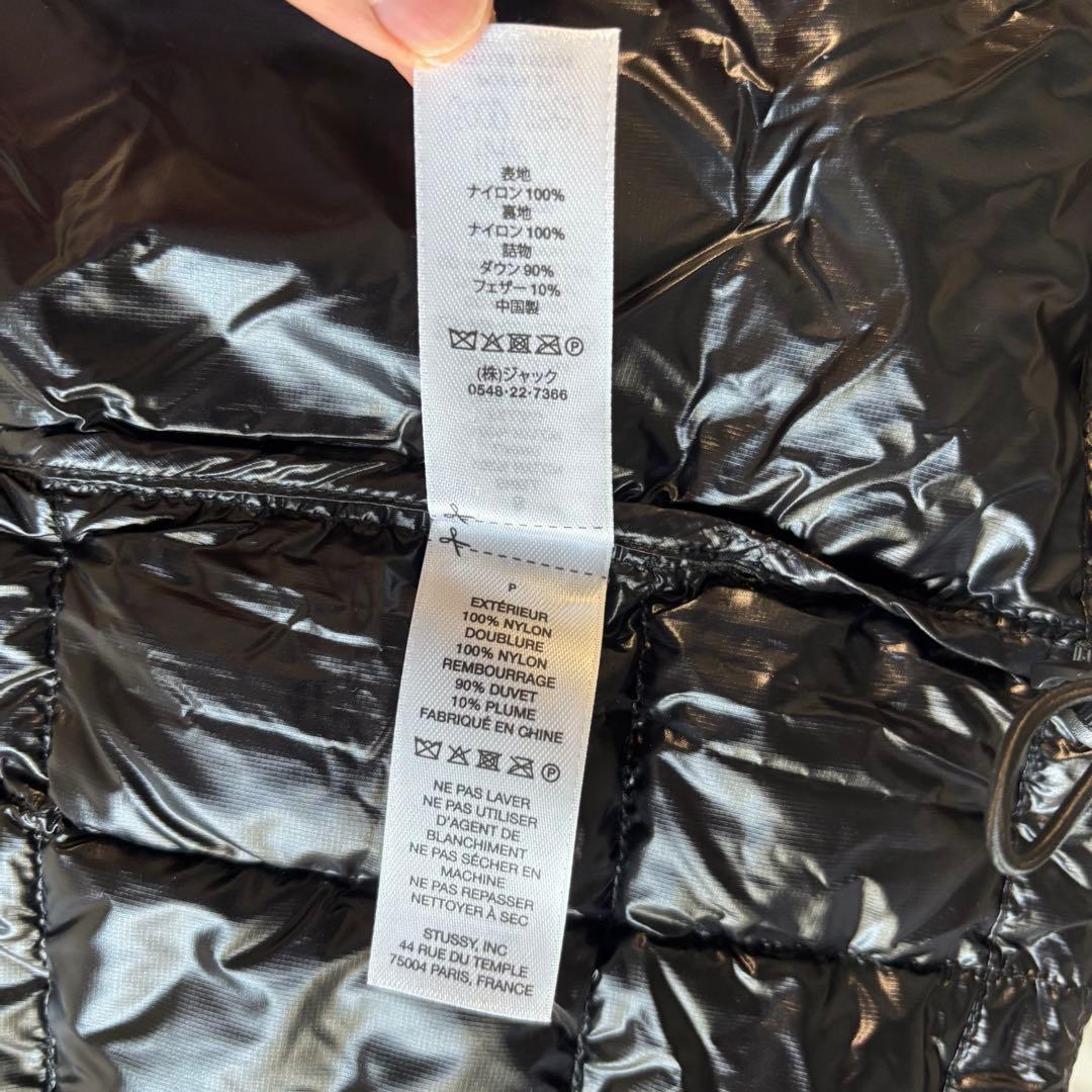 STUSSY MIDWEIGHT PUFFER Sサイズ ダウン ブラック