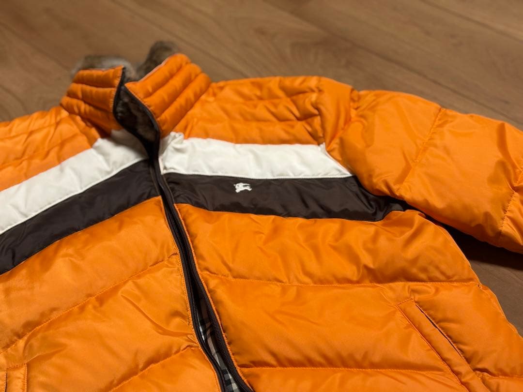 BURBERRY BLACK LABEL ダウンジャケット オレンジ