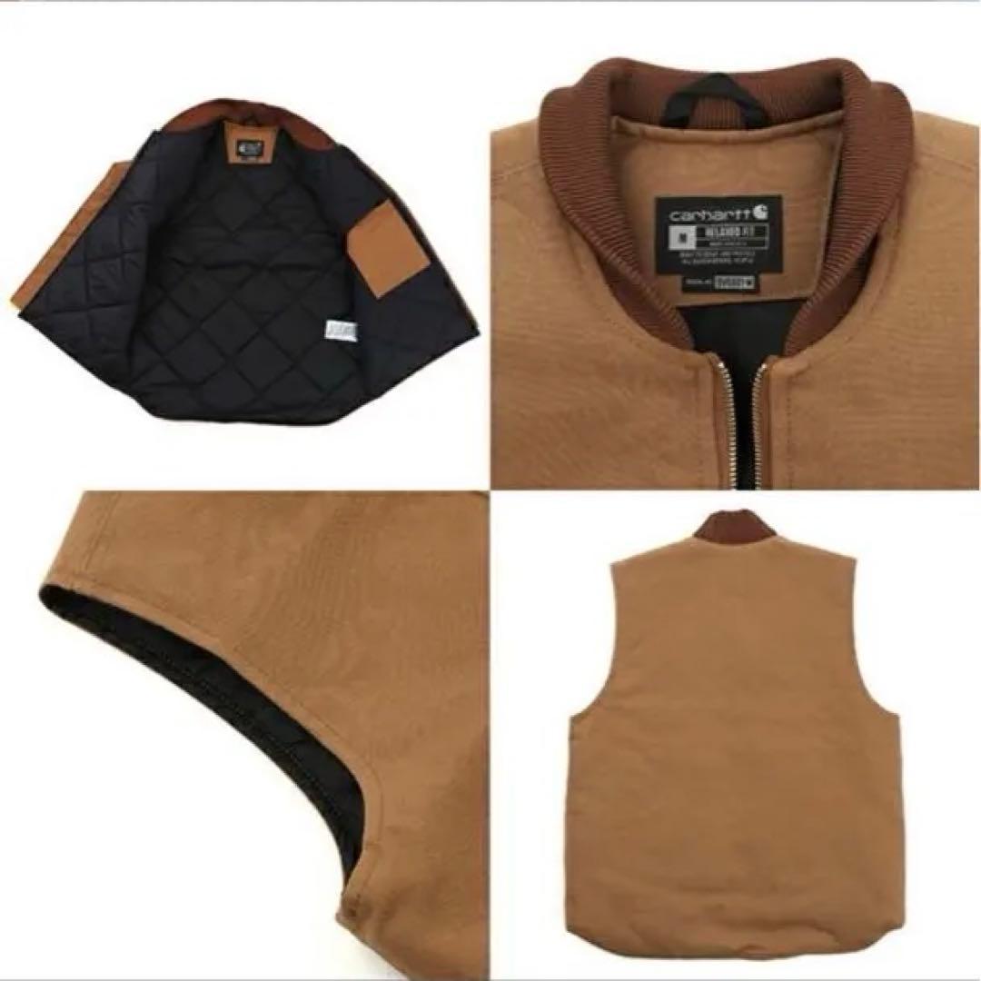 CARHARTT ベスト リラックスフィット　ブラウン　DUCK VEST