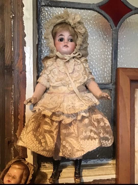 アンティーク　heubach walkingdoll 23cm ビスクドール