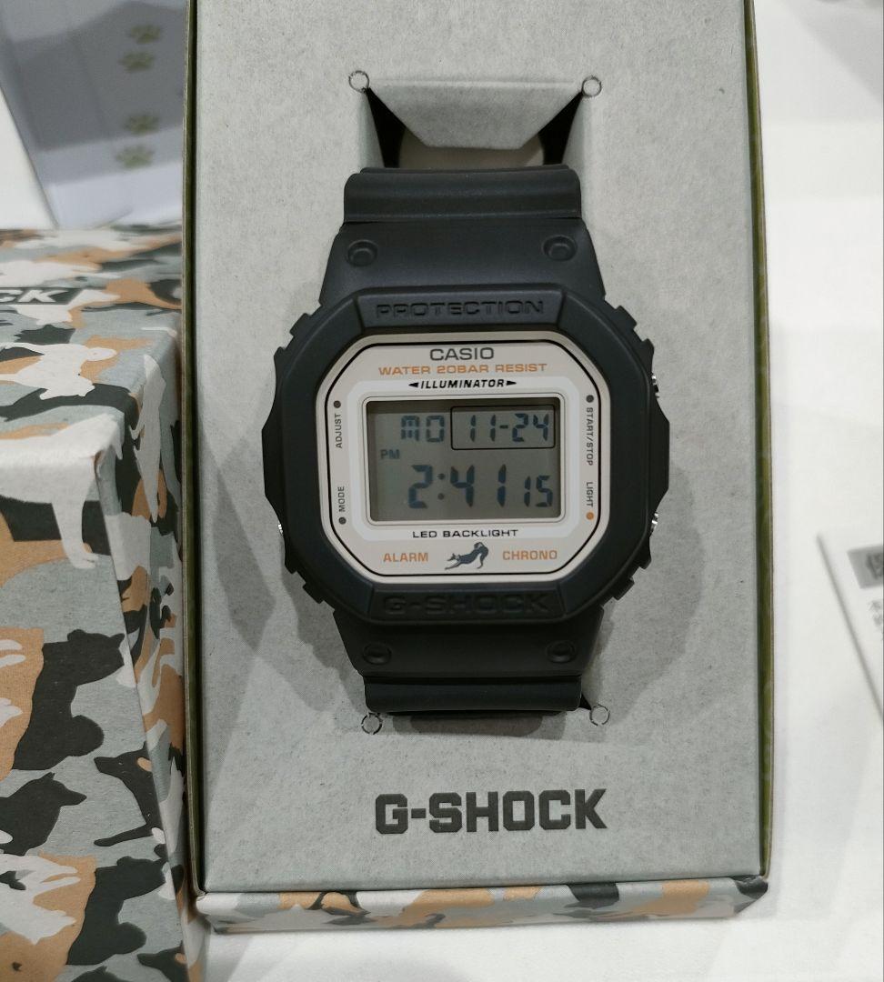【未使用】DW-5600SHB-1JR【柴犬G-SHOCK】
