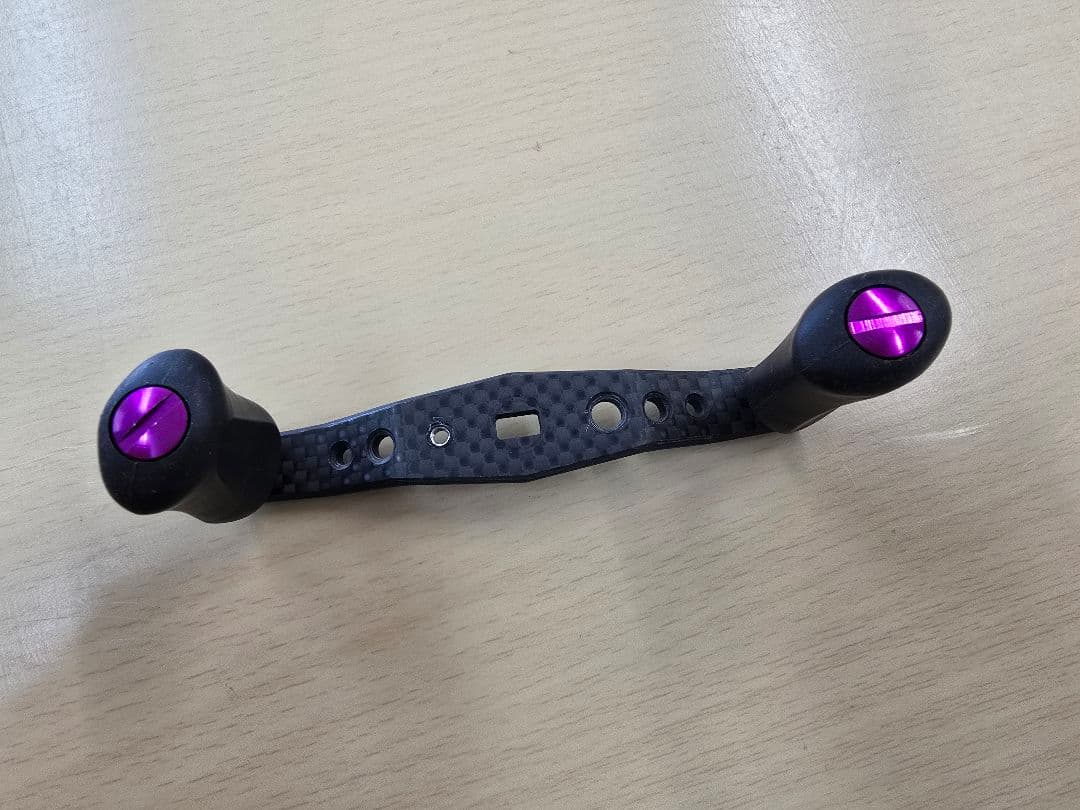 KTF IXA オフセットカーボンハンドル パープル シマノ用 90mm