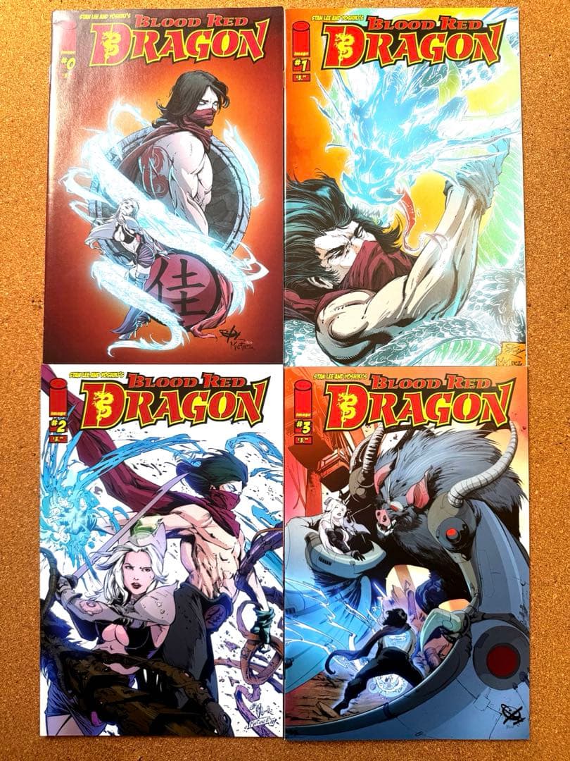 超希少 YOSHIKI Blood Red Dragon #0-#3 フルコンプ