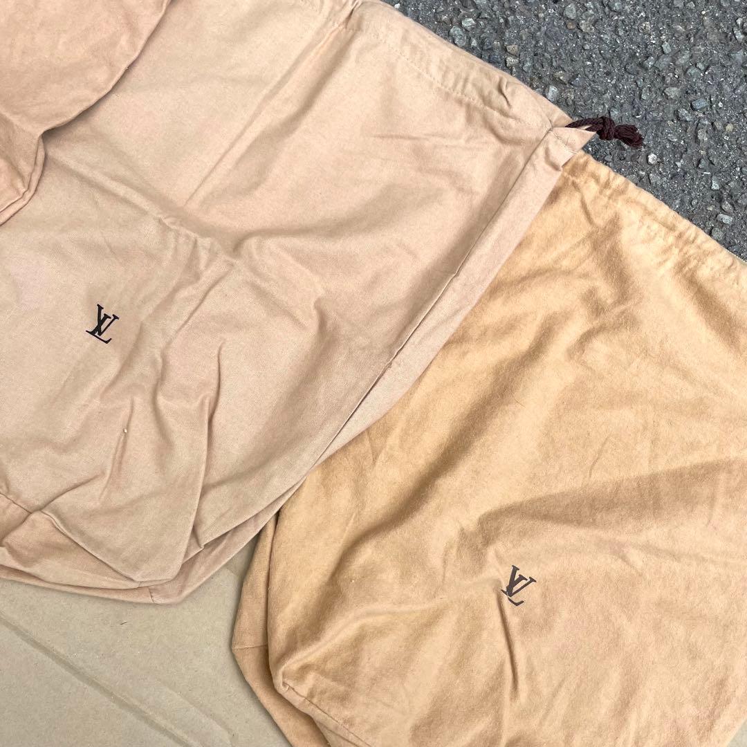 LOUIS VUITTON ルイヴィトン 保存袋 巾着 ロゴ ブラウン 50枚