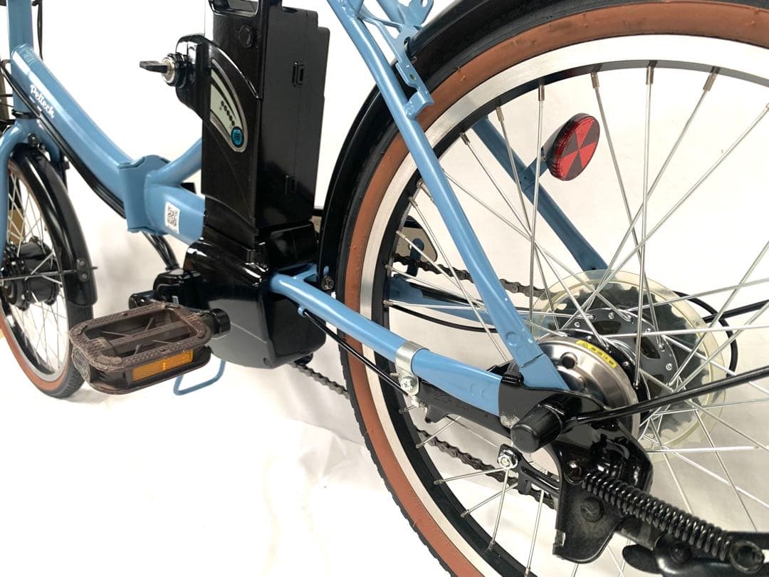 【即乘】Peltech折り畳み電動アシスト自転車20インチ 動作確認済