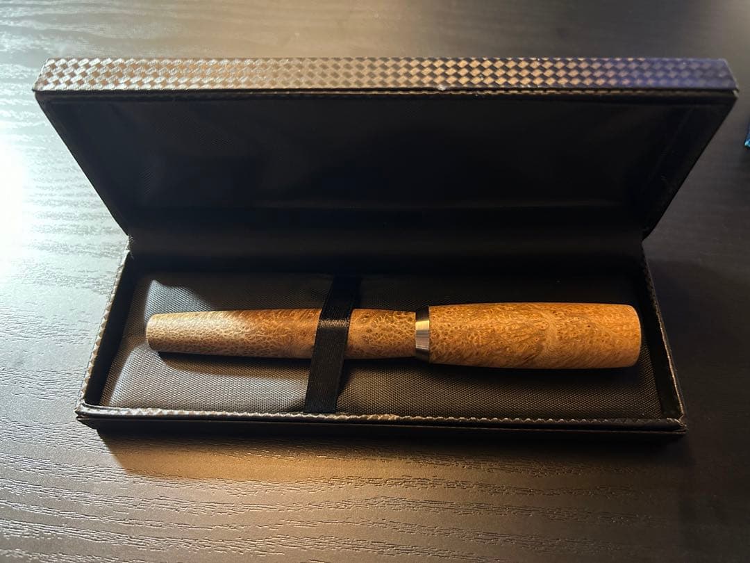 工房楔　クローズドエンド楔　サテンウッド•クレープマートル瘤杢