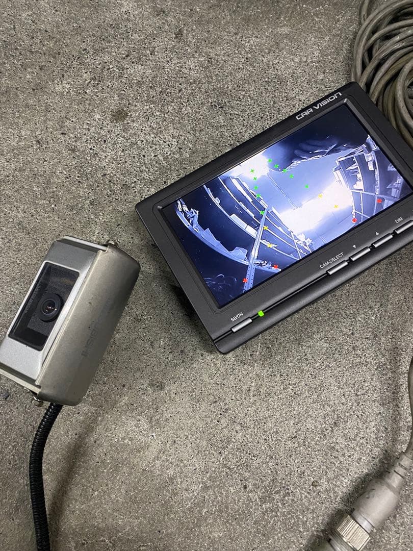 MITSUBISHI バックカメラシャッター付きC-4015 作動確認済み