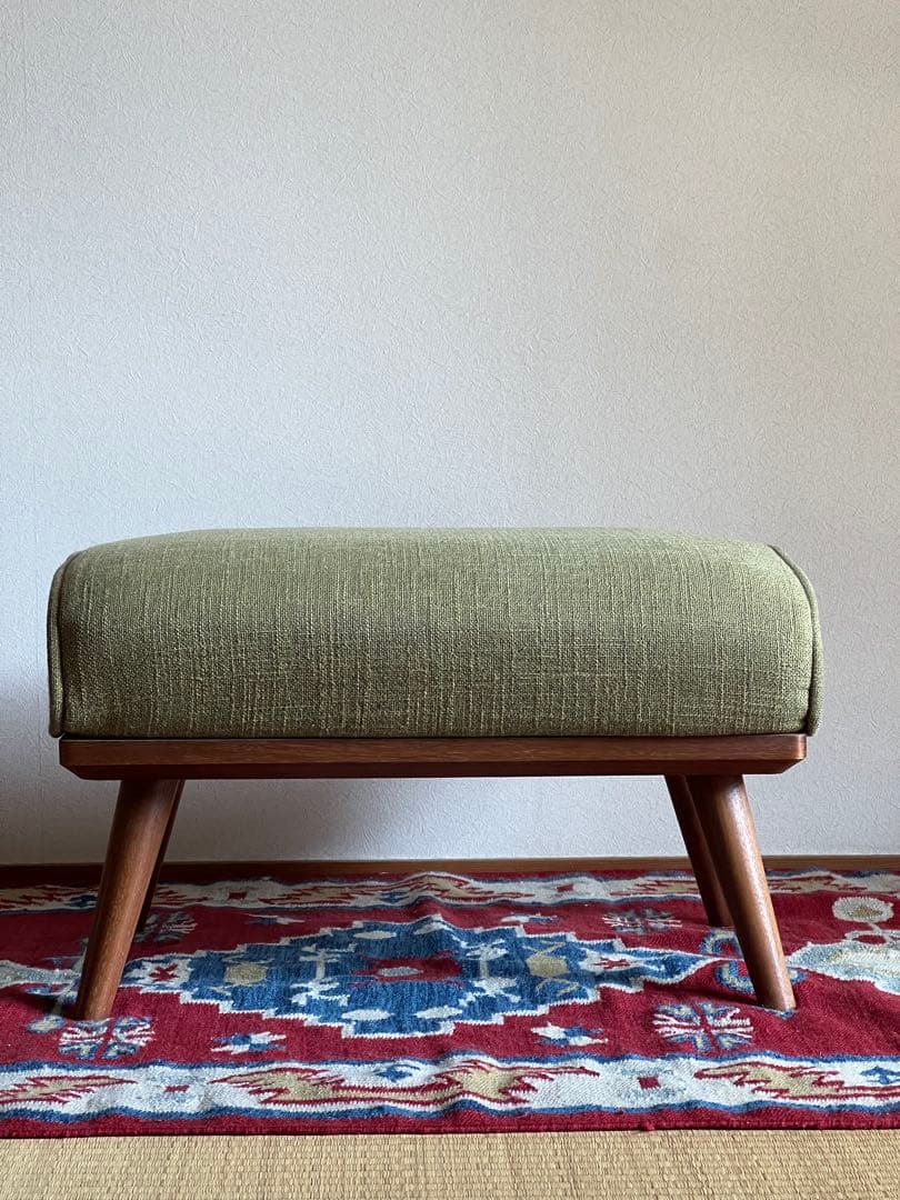 unico ROY オットマン オリーブグリーン