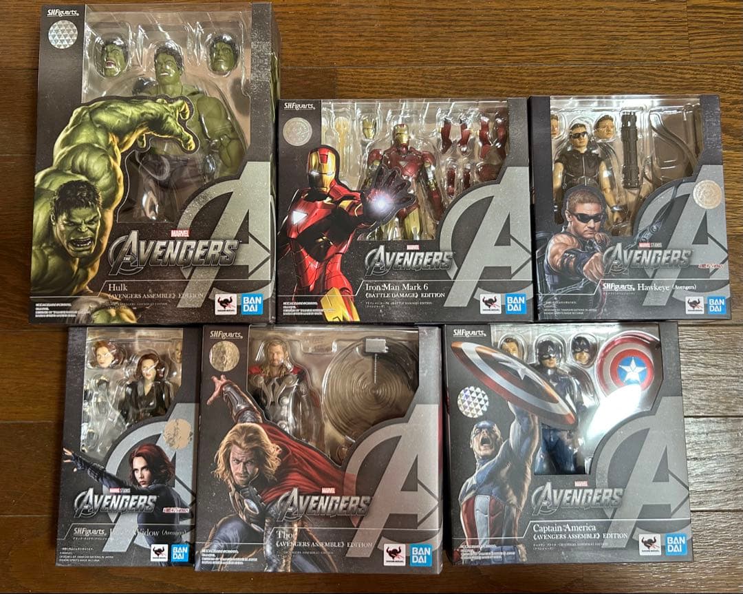 SHフィギュアアーツ　アベンジャーズアッセンブルエディション6体フルセット