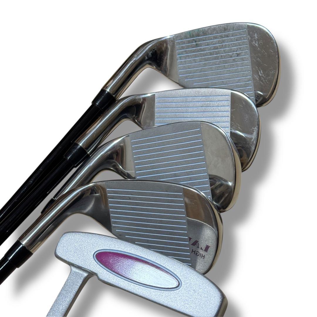 LADY SONIC ゴルフクラブセット 8本セット キャディーバッグ付 初心者