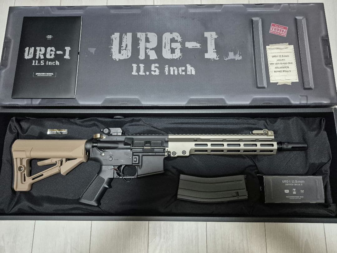 美品　東京マルイ　M4 URG-I 11.5　GBB ガスガン
