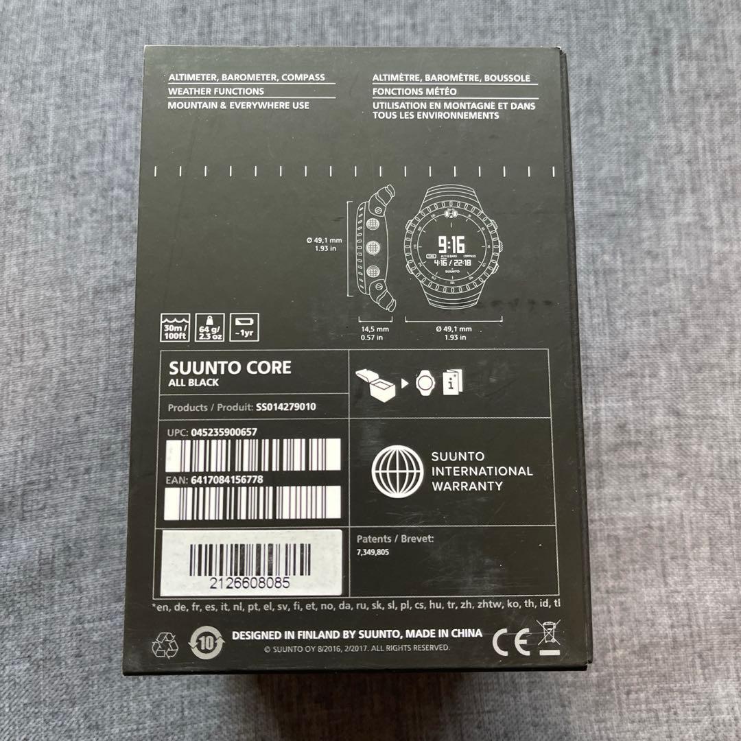 スント SUUNTO CORE ALL BLACK