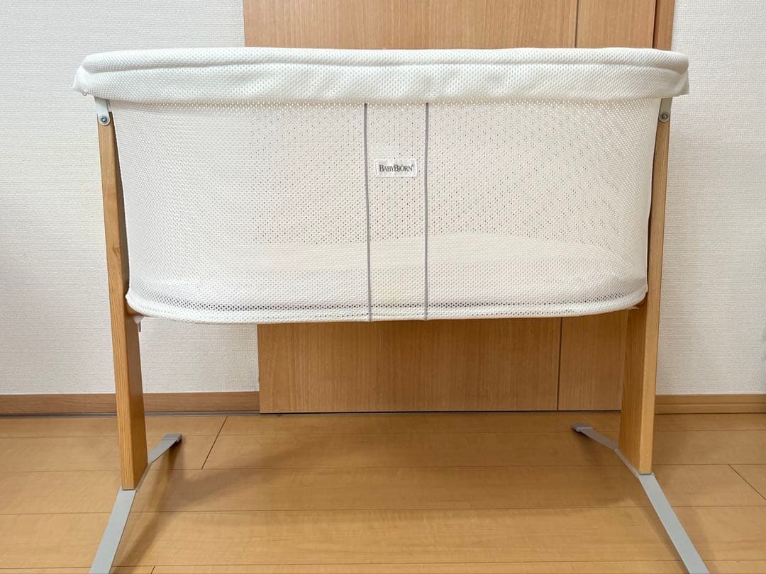 美品　ベビービョルン　クレードルハーモニー キャノピーつき