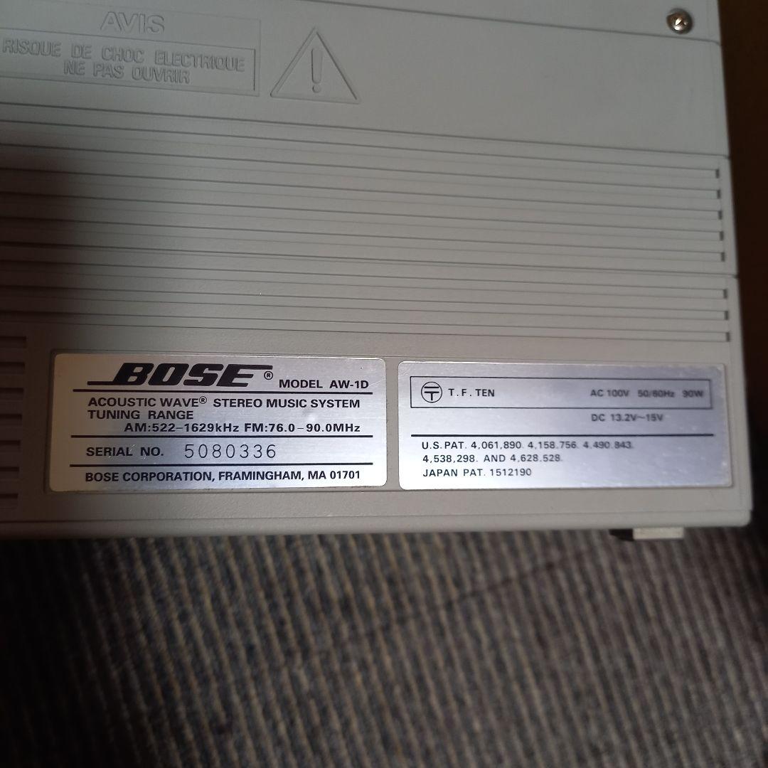 BOSE AW-1D(A) 完動品 ONKYO SONY JVC KENWOOD