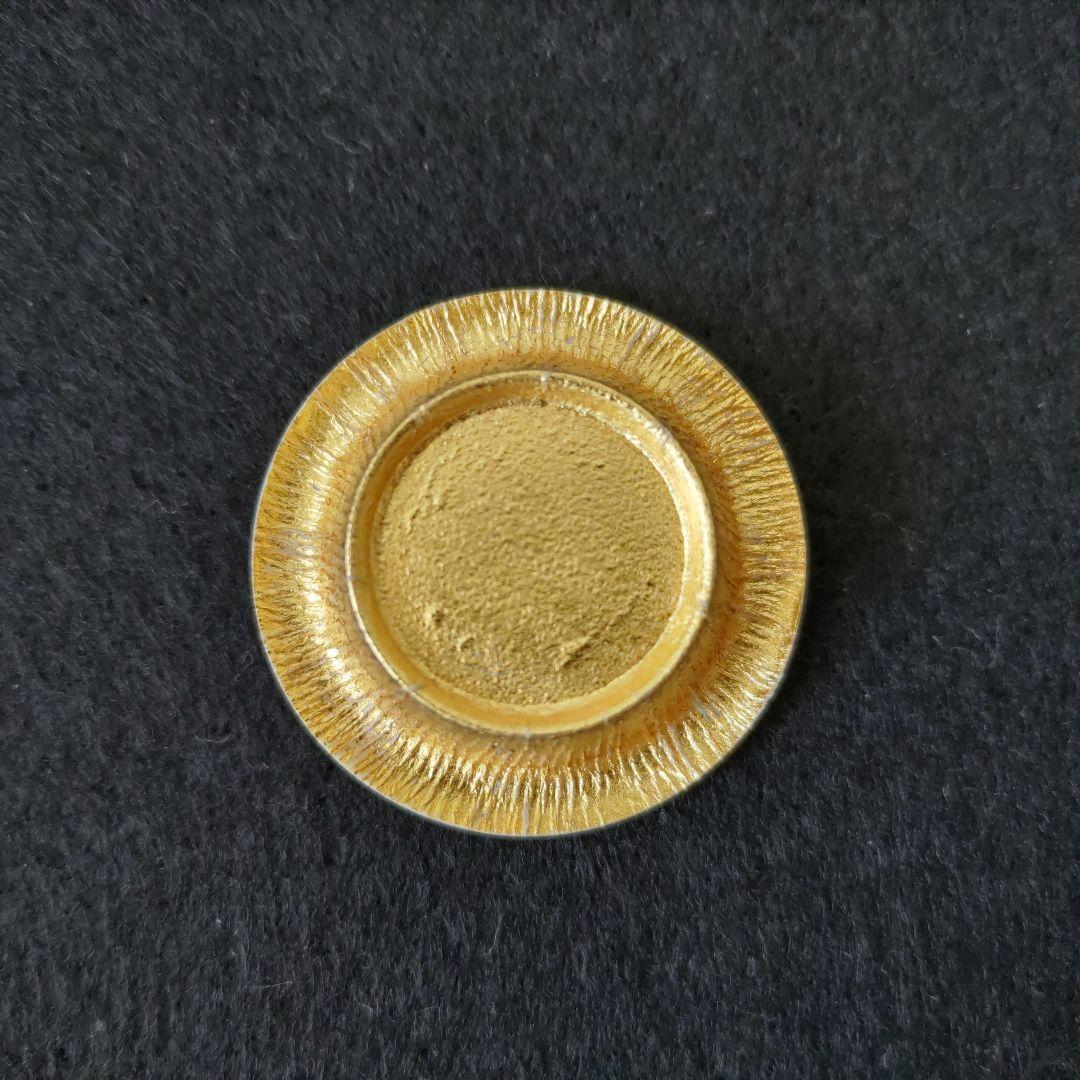 森陶岳　黒備前丸壺茶入　仕服:藤種緞子　茶道具　中古品